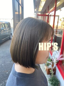 ヒップス(Hip★s) オーガニック艶カラー×オリーブベージュ