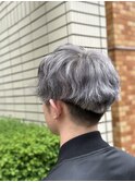 刈り上げ/ツーブロック/マッシュ/シルバー/池袋東口