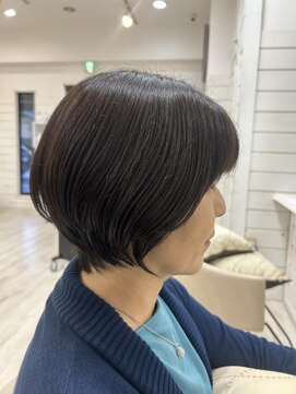 テラス ヘアアンドボタニカル(terrace) terrace岩政/ショートボブ/30代40代/姪浜
