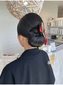 祭ヘアセット/シニオン