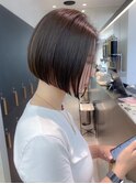 イメチェン外ハネボブ美髪ワイドバングレイヤーショート/池袋