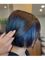 グランデュール 焼津店(GRANDEUR)&nbsp;青のインナーカラー