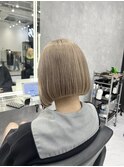 ミルクティーベージュ/ボブ
