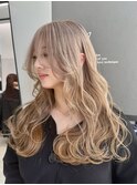 K_ミルクティーレイヤーダブルカラーインナーカラーケアブリーチ