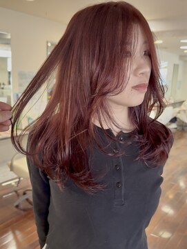 ヘアースペースブルーム プリュス 石橋店(HAIR SPACE BLOOM plus) 石橋阪大前/上品な大人ブラウン/簡単ワンカールレイヤーカット