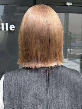 ミル(1001 mille) イルミナカラー/カラー/ミルクティーベージュ/ボブ