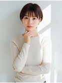 ショート、髪質改善カラー（秋成）