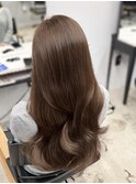 上品韓国ヘアミルクティーベージュ