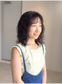 【くせ毛カット】ミディアムレイヤー