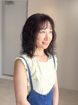 リプロ(Repro) 【くせ毛カット】ミディアムレイヤー