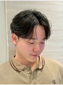 曲がる縮毛矯正で作るフェザーショート