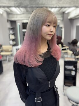 ロテ 名古屋 名駅店(Lote.) ミディアムヘア/デザインカラー/フェイスフレーミング/名古屋