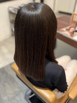 エイクス 津田沼(AQs)&nbsp;ミディアムヘア/暗めカラー/グランマッシュ/千葉