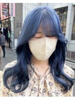 ガーデン ジングウマエ(GARDEN jingumae)&nbsp;ネイビーブルーカラー/ロングヘア