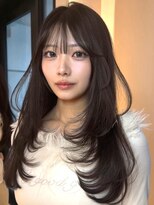 ヨロ 渋谷(YOLO) 韓国ヘアーハッシュカットレイヤーカットハイライトカラー