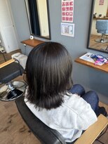 レアレア ヘアアンドライフ(LeaLea)&nbsp;ピンクベージュ/アンブレラカラー/クールショート/前髪/伊丹