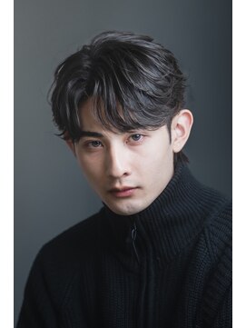 ネイビー(NAVY) “真っ直ぐすぎない” 曲がる縮毛矯正