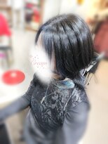 クリーム(Cream) くらげヘア・デザインカラー(ブルー系)