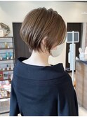 40代50代60代ショート白髪ぼかし銀座丸みくびれ井