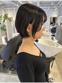 【marfe】前下がりショートボブ_小顔ショート_顔周りカット