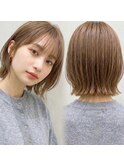 20代/30代/ハッシュカット/シースルーバング/ハンサムショート