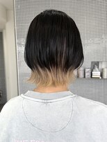 レノ 直江店(RENO) レイヤーボブ×インナーミルクティー