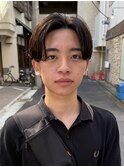 ニュアンスパーマニュアンスウルフダウンバングスペインカール
