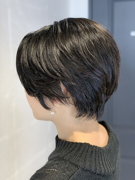 シェル 吉祥寺(shell) 大人かわいい小顔センシュアルショート_黒髪ver