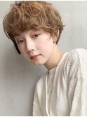 カジュアルショート_外ハネボブアッシュブラウン_57020
