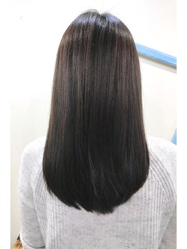 ブロッサム 東久留米店(Blossom) 20代30代40代髪質改善トリートメントブルーブラック透け感