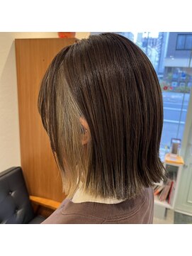 アルマヘアー(Alma hair by murasaki) ◎人気スタイル!切りっぱなしボブインナーカラー◎