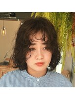 アクセヘアー 町田(acce hair) レイヤーボブのウェーブパーマ