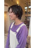 秋はパーマでしょ!アツアツショートパーマ!/前髪パーマ
