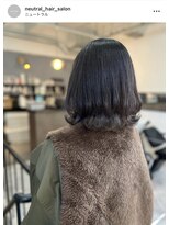 ニュートラル(neutral)&nbsp;【neutral】シングルカラーとレイヤーカット