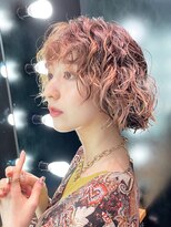 ボブパーマ_ショコラアッシュヘルシースタイルふんわり_69243