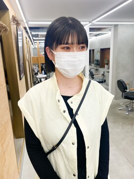 トゥコ(tuco) 多毛　ボブ　ミニボブ　プツッとボブ　前髪　多毛さんのボブ