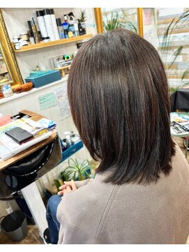 ハウオリ ヘアーワークス(Hauoli hair works) 酸性柔らか曲がる縮毛矯正