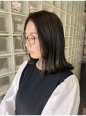 艶髪ミディアム外はねボブ