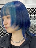 ウィコ 新宿(WICO)&nbsp;ブルー×ライトブルー[新宿駅/フルバング/似合わせカット]