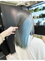 トニーアンドガイ 原宿店(TONI & GUY) グレー×ペールブルー