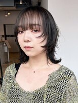 アルバム 池袋(ALBUM)&nbsp;くびレイヤーアッシュブラックグレーベージュ_ba484192