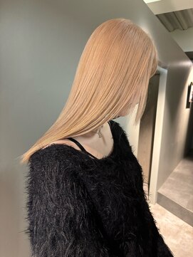 ポノ(po_no) ホワイトミルクティーベージュ×髪質改善