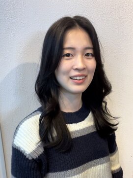 ヒョンミョン ライズバイレボ 取手店(hyon myon/RISE by REVO) レイヤーカット/デザインカラー/オリーブベージュ[取手/取手駅]