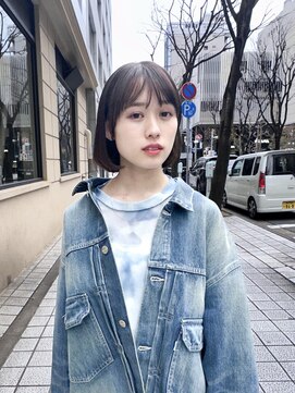 メリケンビューティーパーラー コウベ(MERICAN BEAUTY PARLOR KOBE) ナチュラルボブ