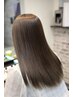 【輝くツヤ髪♪】 話題の髪質改善カラー+プレミアムWトリートメント+カット