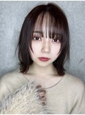大人ボブ大人かわいい透明感カラー髪質改善