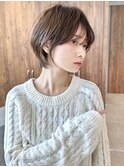 大人ショート/長めショートボブ/ショートヘア/30代40代50代/青山