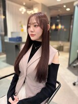 リリー(Lilley)&nbsp;【lilley 稲永麻衣】羽エクステ+ロングヘア+顔まわり+韓国ヘア