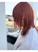 オレンジ+ピーチ