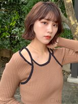 オーブ ヘアー ガーネット 古川大宮店(AUBE HAIR garnet)&nbsp;20代・30代_ウェーブ巻き_こなれボブ
